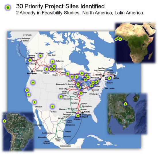 30 Priority Project Sites Identified